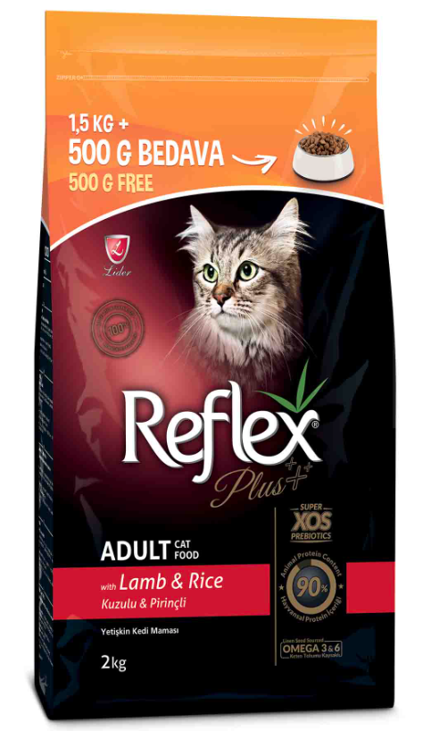 REFLEX PLUS YETİŞKİN KEDİ KUZU 1 KG3582