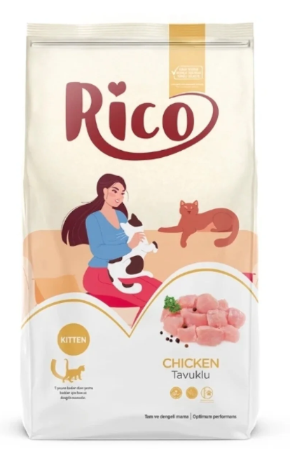 RICO TAVUKLU YAVRU KEDİ 1 KG7914