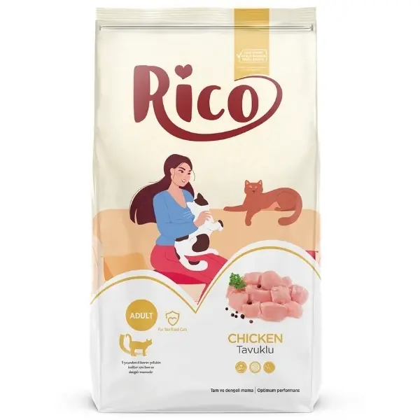 RICO TAVUKLU YETİŞKİN KEDİ MAMASI 1 KG7891