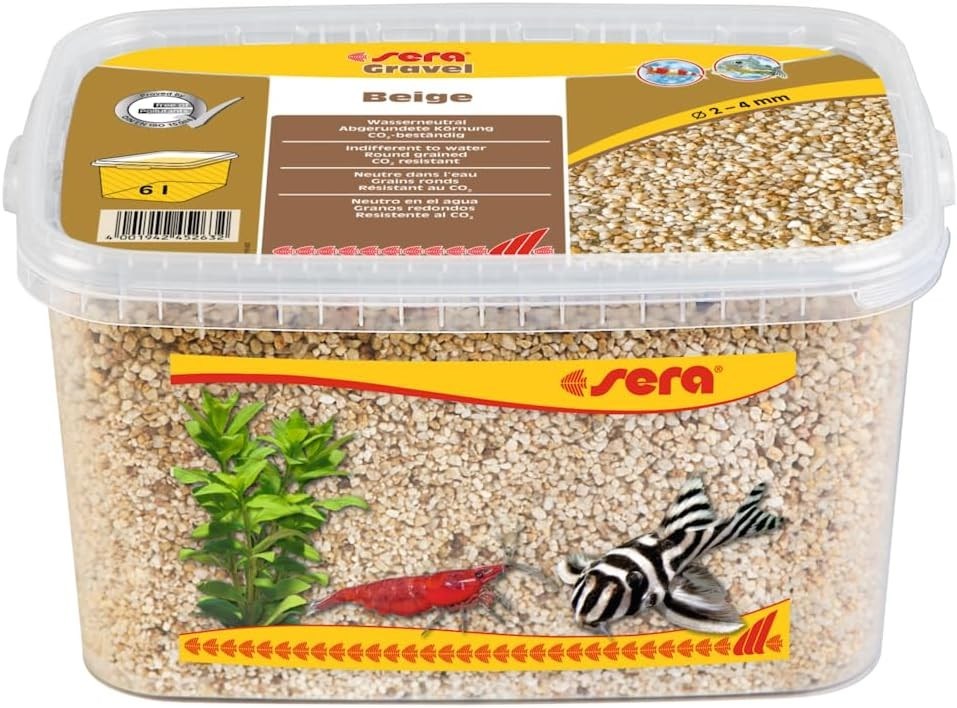 SERA AKVARYUM KUMU BEJ 2-4 MM 6 LİTRE4001942452632