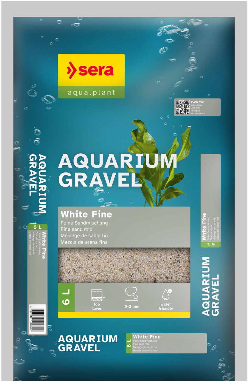 SERA AKVARYUM KUMU BEYAZ İNCE 0-2 MM 6 LT (8 KG)4001942546676