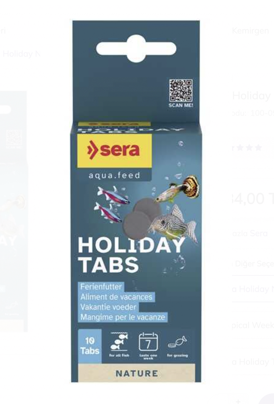 SERA CAMA YAPIŞAN TATİL YEMİ-10 TABLET4001942556781