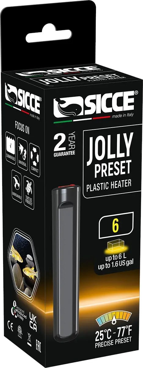 Sicce Jolly Preset 6 Mini Akvaryum Isıtıcısı8011469977026