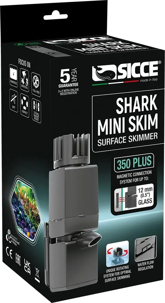 Sicce Shark Mini Skim 350 Plus Yüzey Emici8011469981559