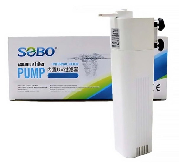 SOBO İÇ FİLTRE BEYAZ WP-190F -5W UV LAMBA 12W 500 LT/H6925394801184