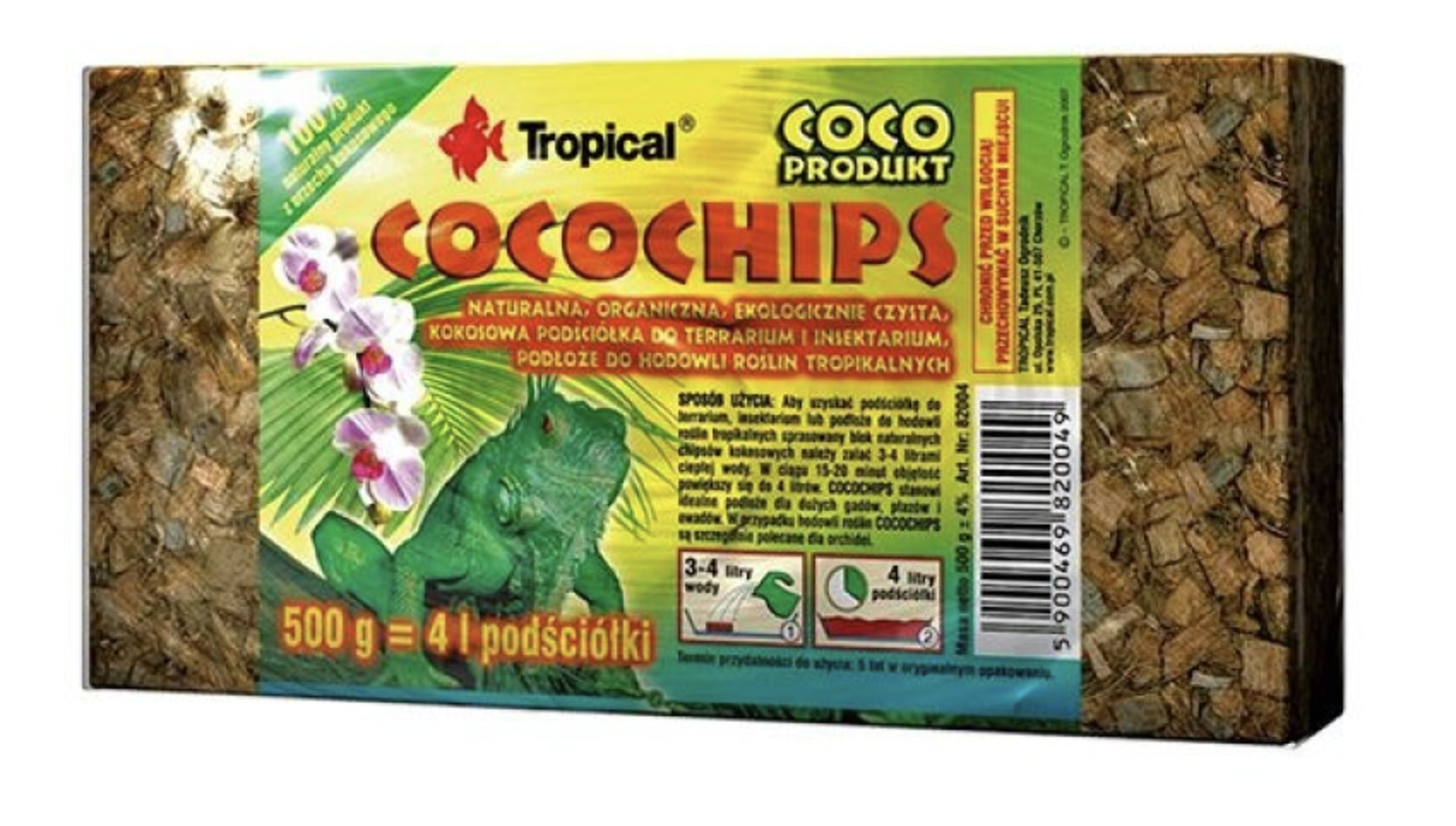 TROPİCAL  HİNDİSTAN CEVİZİ TORFU SÜRÜNGEN TABAN MALZEMESİ 500 GR5900469820049