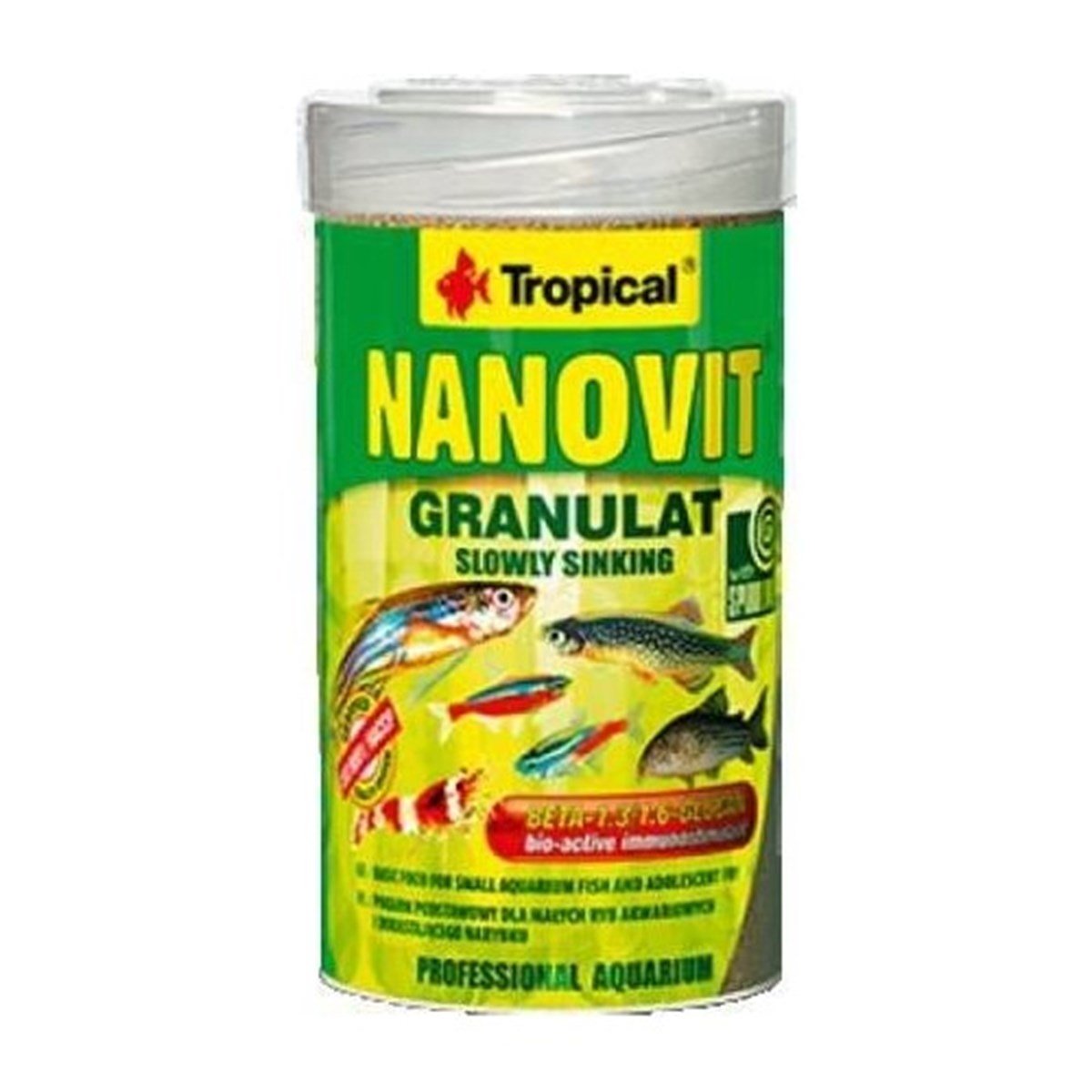 TROPİCAL NANOVİT GRANULAT 100ML/70G5900469671030