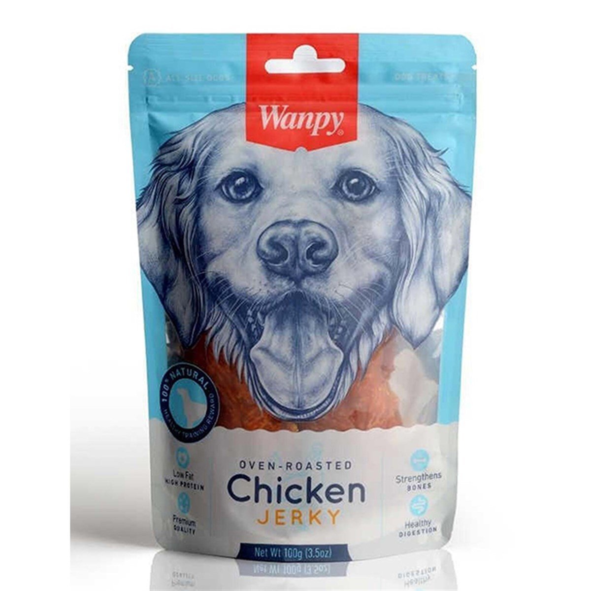 WANPY OVEN ROASTED GERÇEK TAVUK FILETO KÖPEK ÖDÜLÜ 100 GR6927749810308
