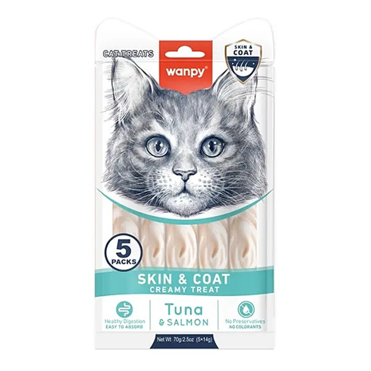 WANPY SKİN&COAT TON BALIĞI&SOMON F.KREMA ÖDÜL 5X14GR6927749871743