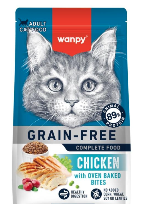 WANPY TAHILSIZ TAVUKLU YETİŞKİN KEDİ MAMASI 1 KG5180