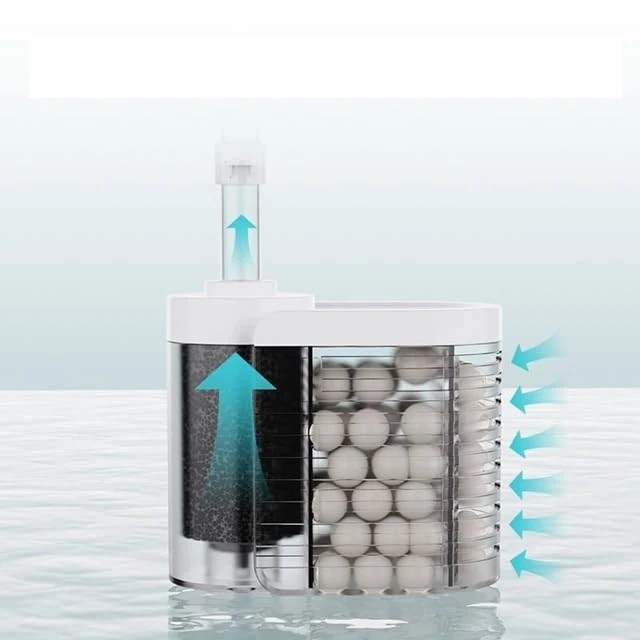 WATERBEAR WB-SD-02 MOTORLU AKVARYUM PİPO ÜRETİM FİLTRE 2W 200 L/H6972174181516