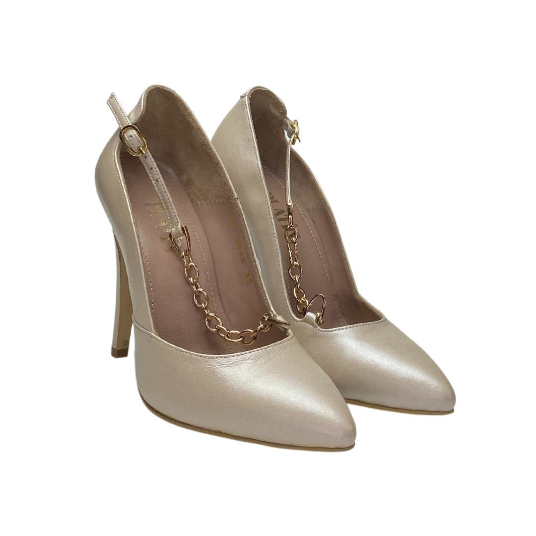 Bej Kadın Stiletto Ayakkabı