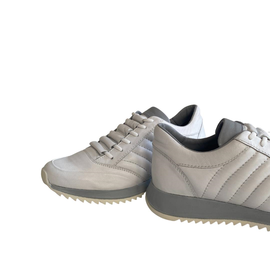 Beyaz Bağcıklı Erkek Sneaker Ayakkabı