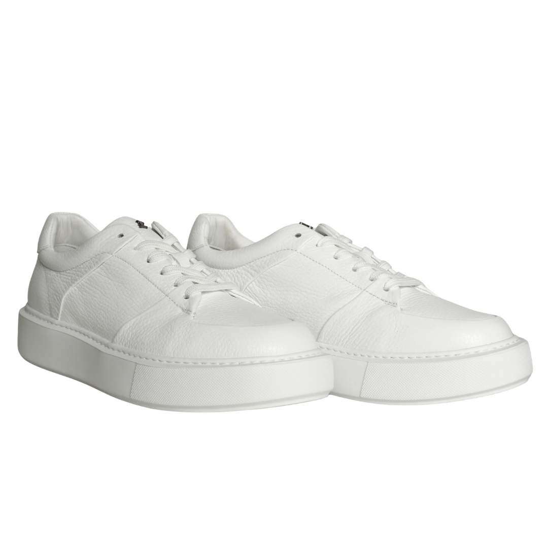 Beyaz Deri Erkek Sneaker