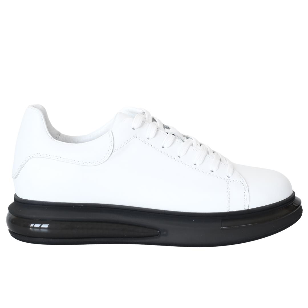 Beyaz Deri Erkek Sneaker