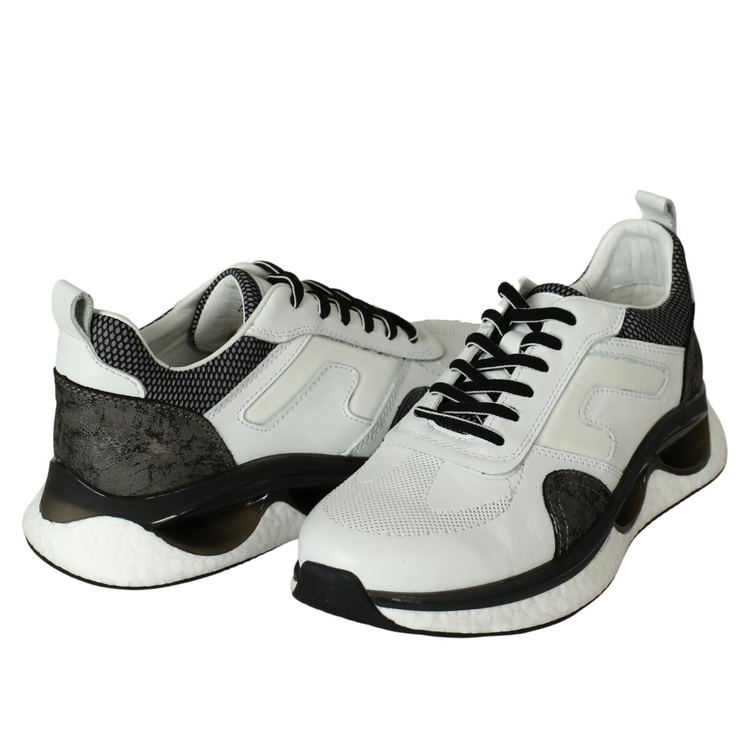 Beyaz Deri Erkek Sneaker