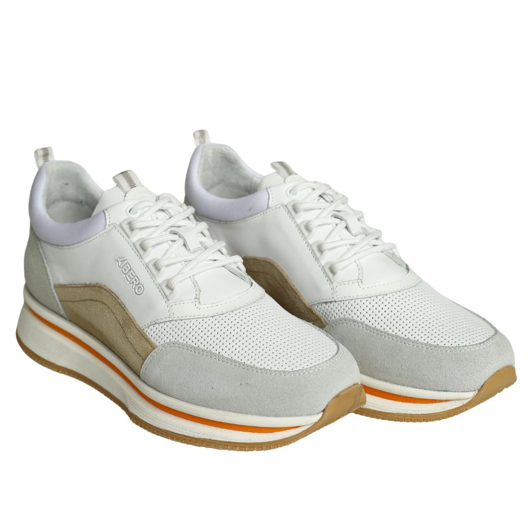 Beyaz Deri Erkek Sneaker