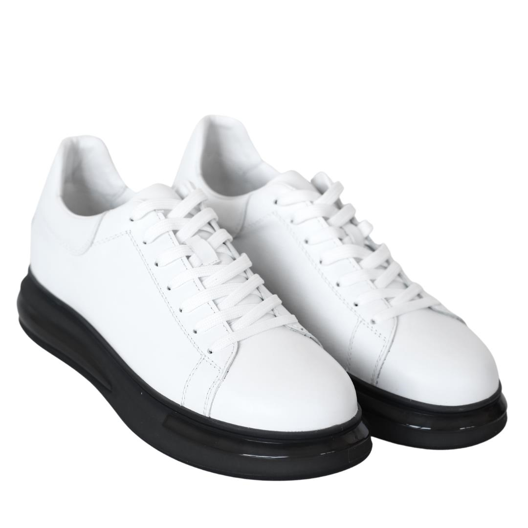 Beyaz Deri Erkek Sneaker