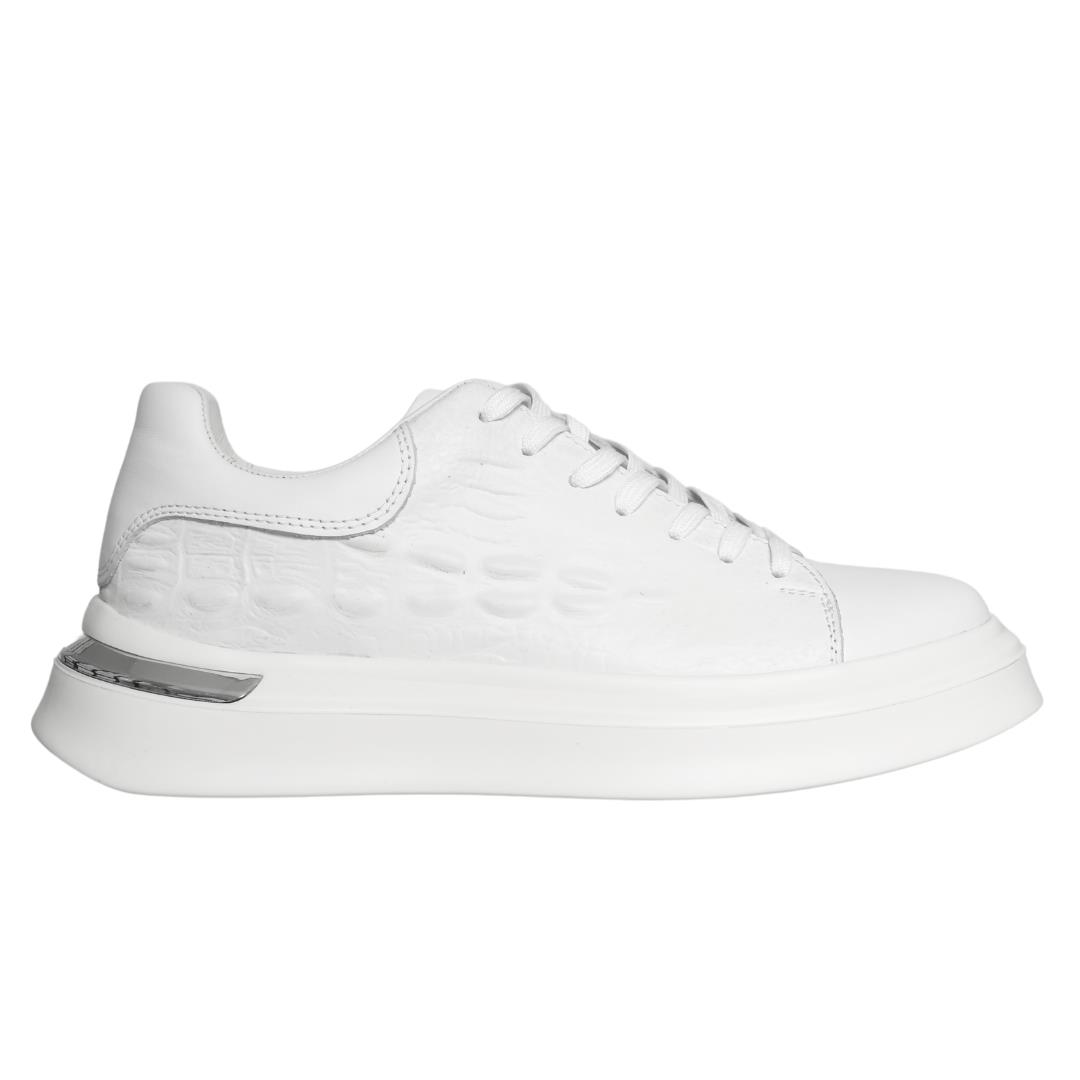 Beyaz Deri Erkek Sneaker
