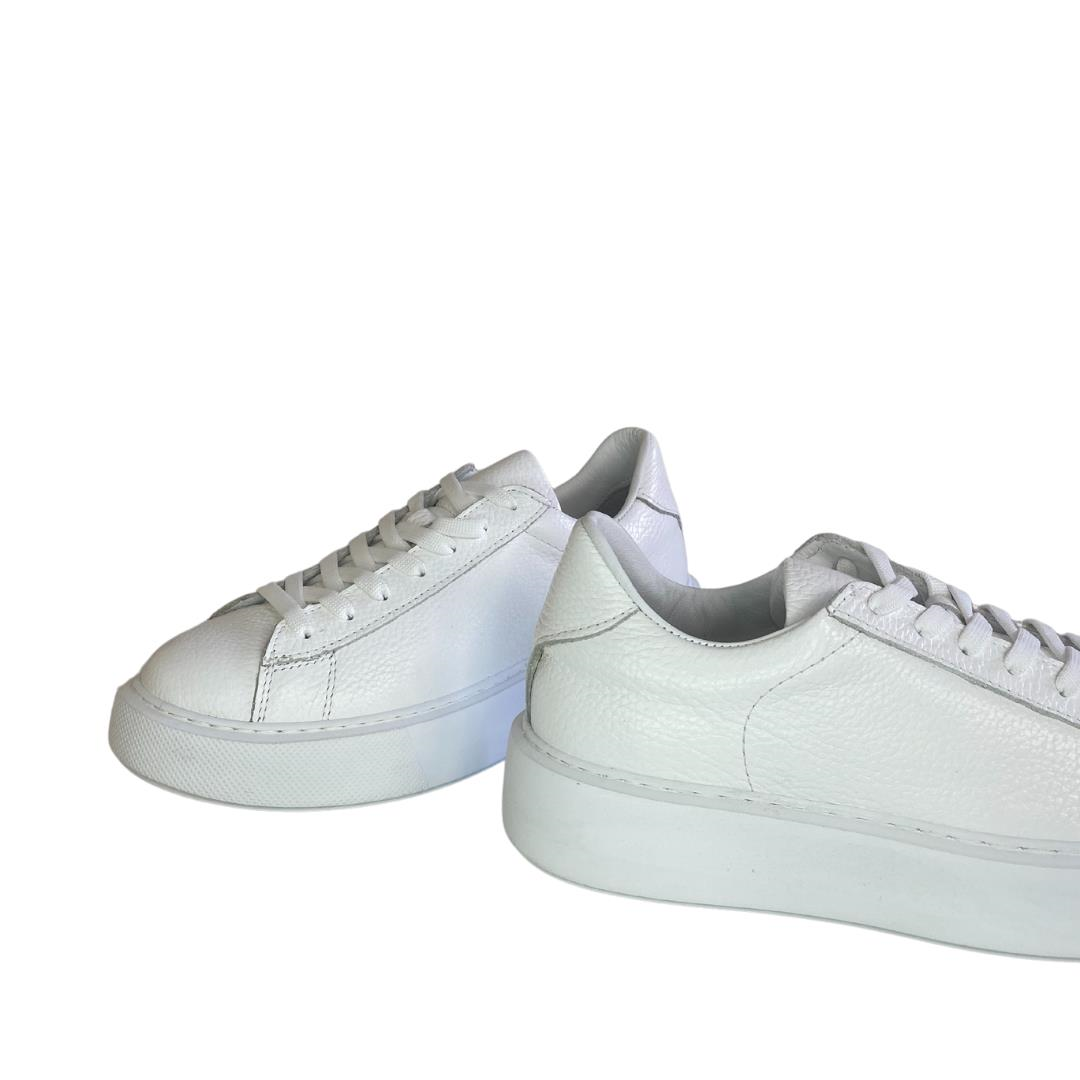 Beyaz Deri Kadın Sneaker