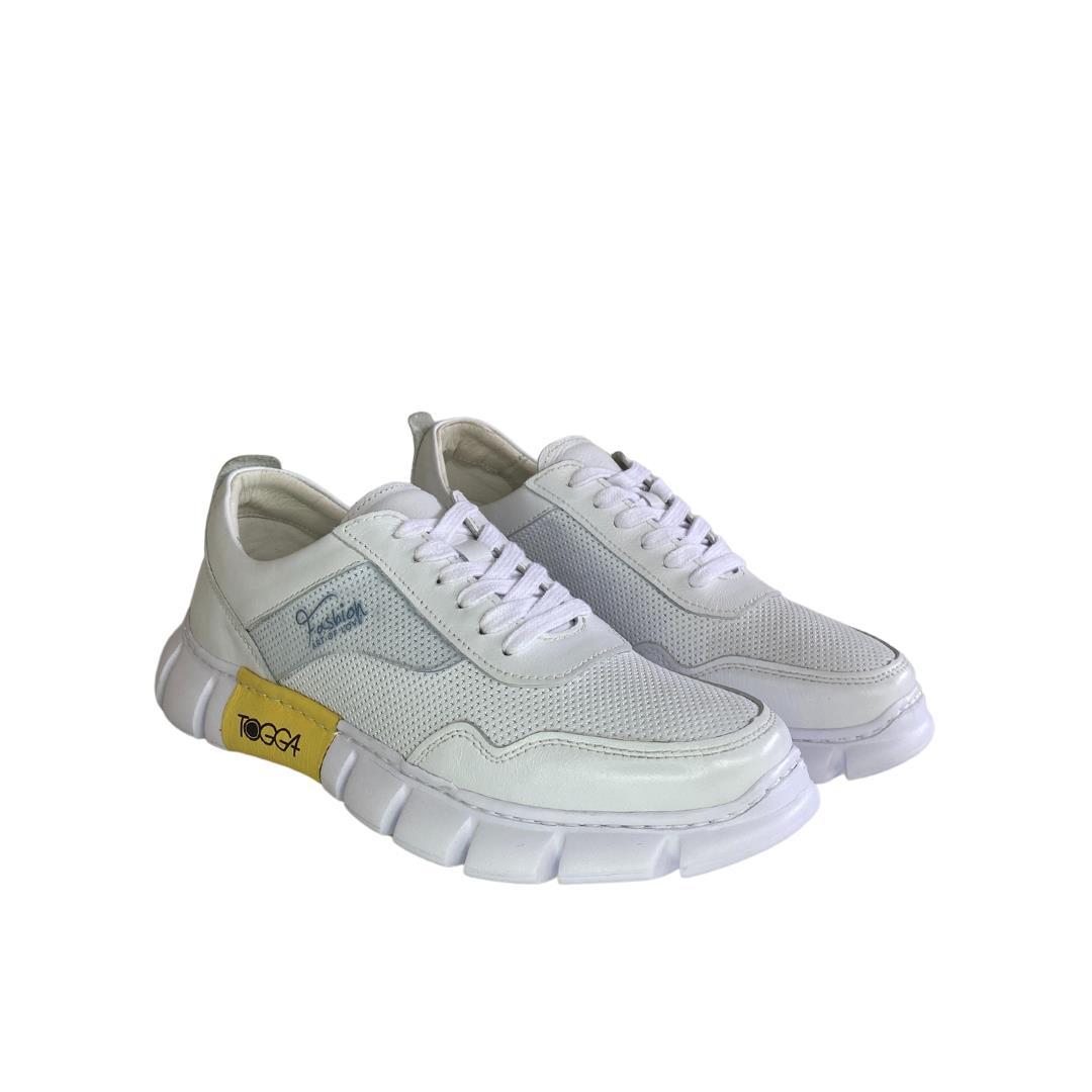Beyaz Erkek Sneaker Ayakkabı