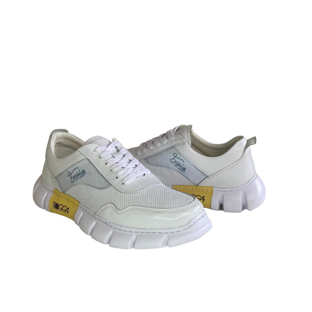 Beyaz Erkek Sneaker Ayakkabı
