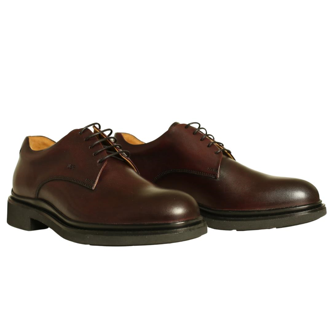 Bordo Deri Erkek Casual Ayakkabı