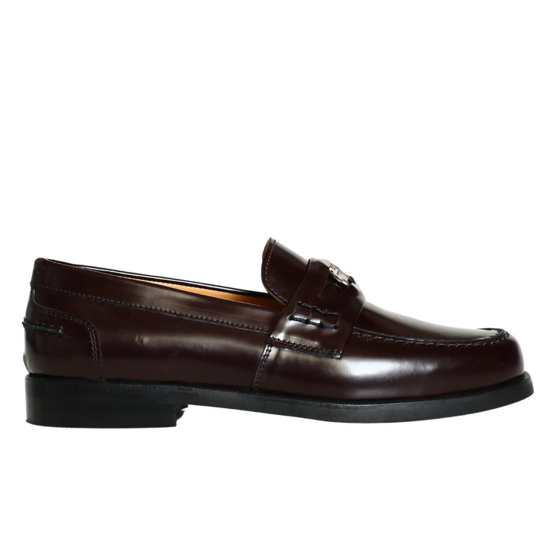 Bordo Deri Kadın Penny Loafer