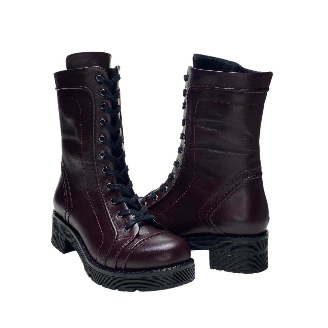 Bordo Kadın Postal Bot