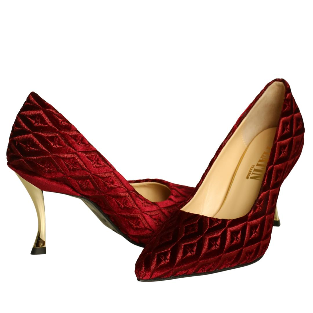 Bordo Kadın Stiletto