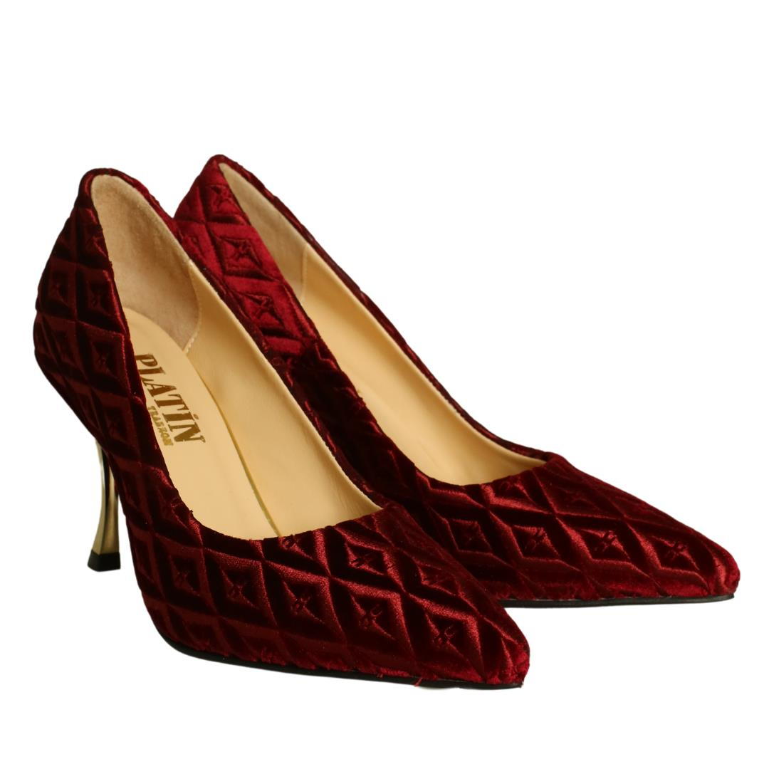 Bordo Kadın Stiletto