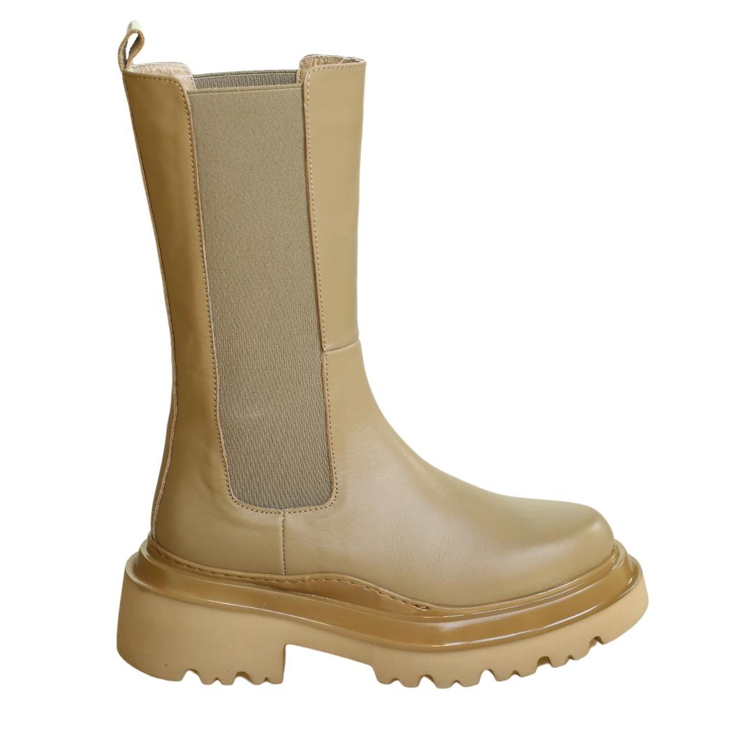 Camel Deri Kadın Postal Bot