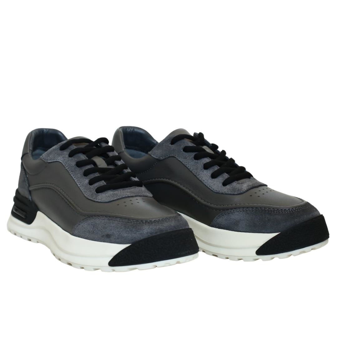 Füme Deri Erkek Sneaker
