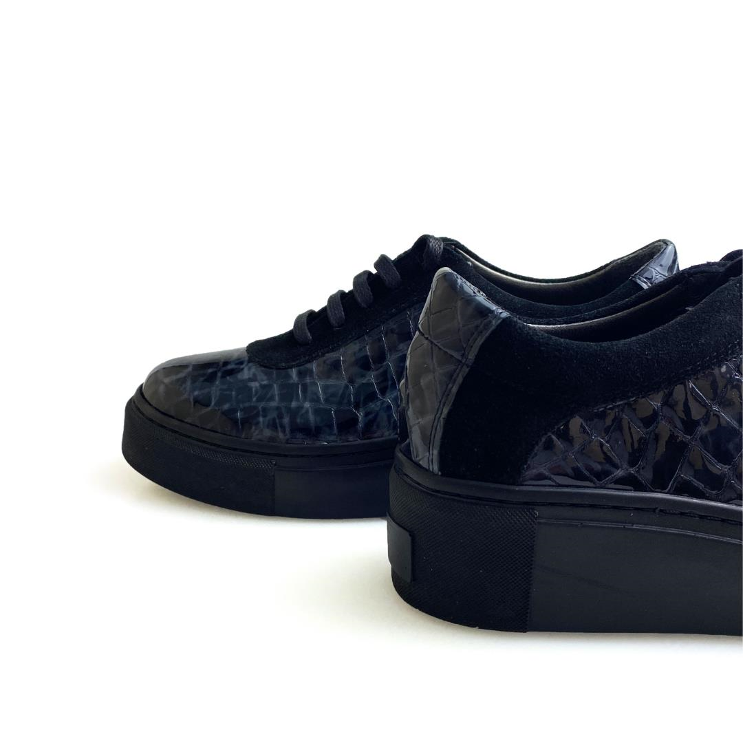 Füme Python Baskı Kadın Sneaker