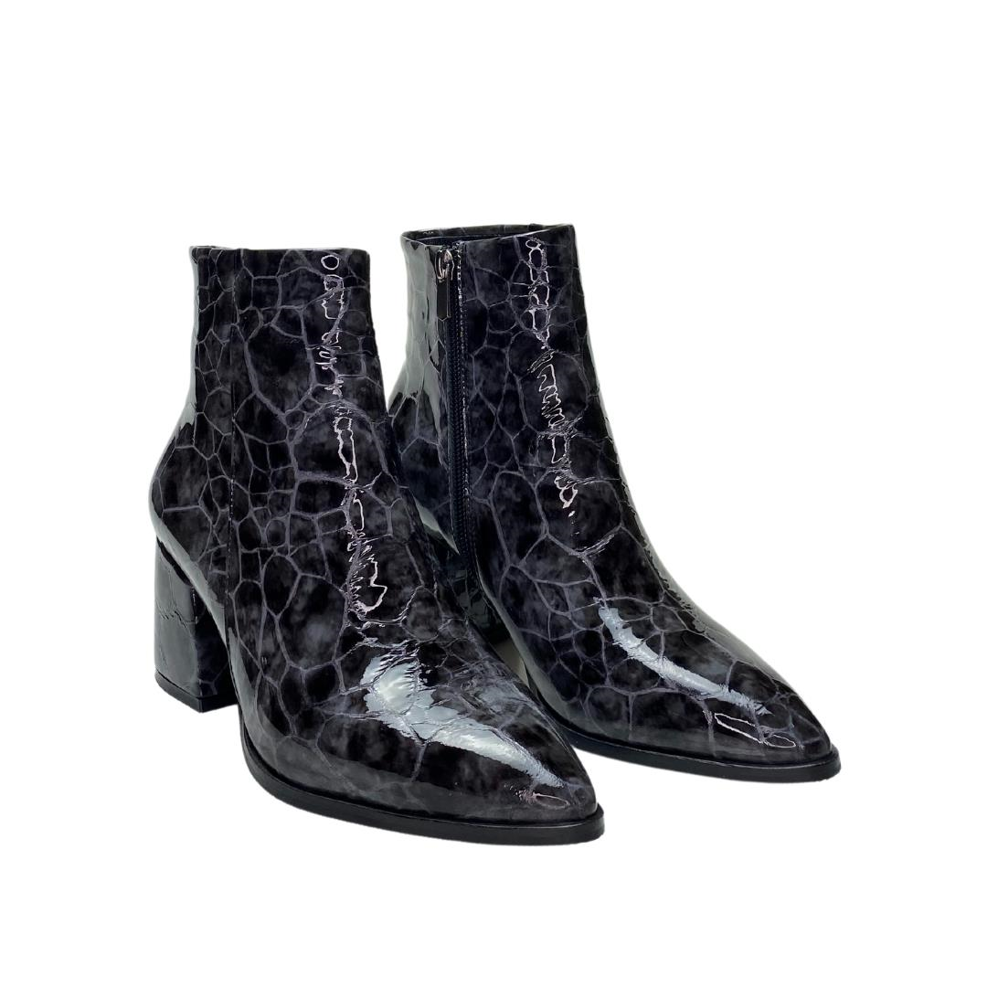 Füme Python Baskı Kadın Topuklu Bot