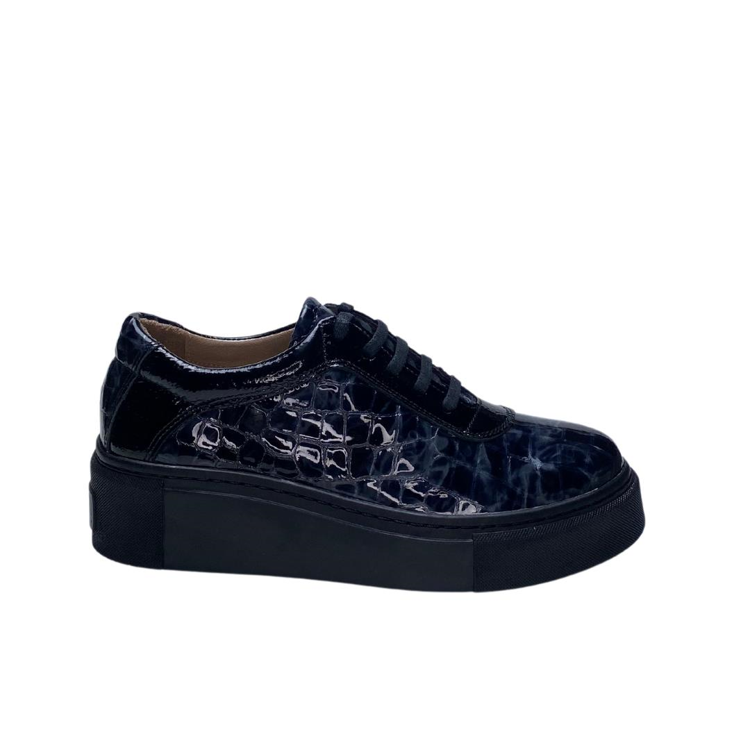 Füme Rugan Kadın Sneaker
