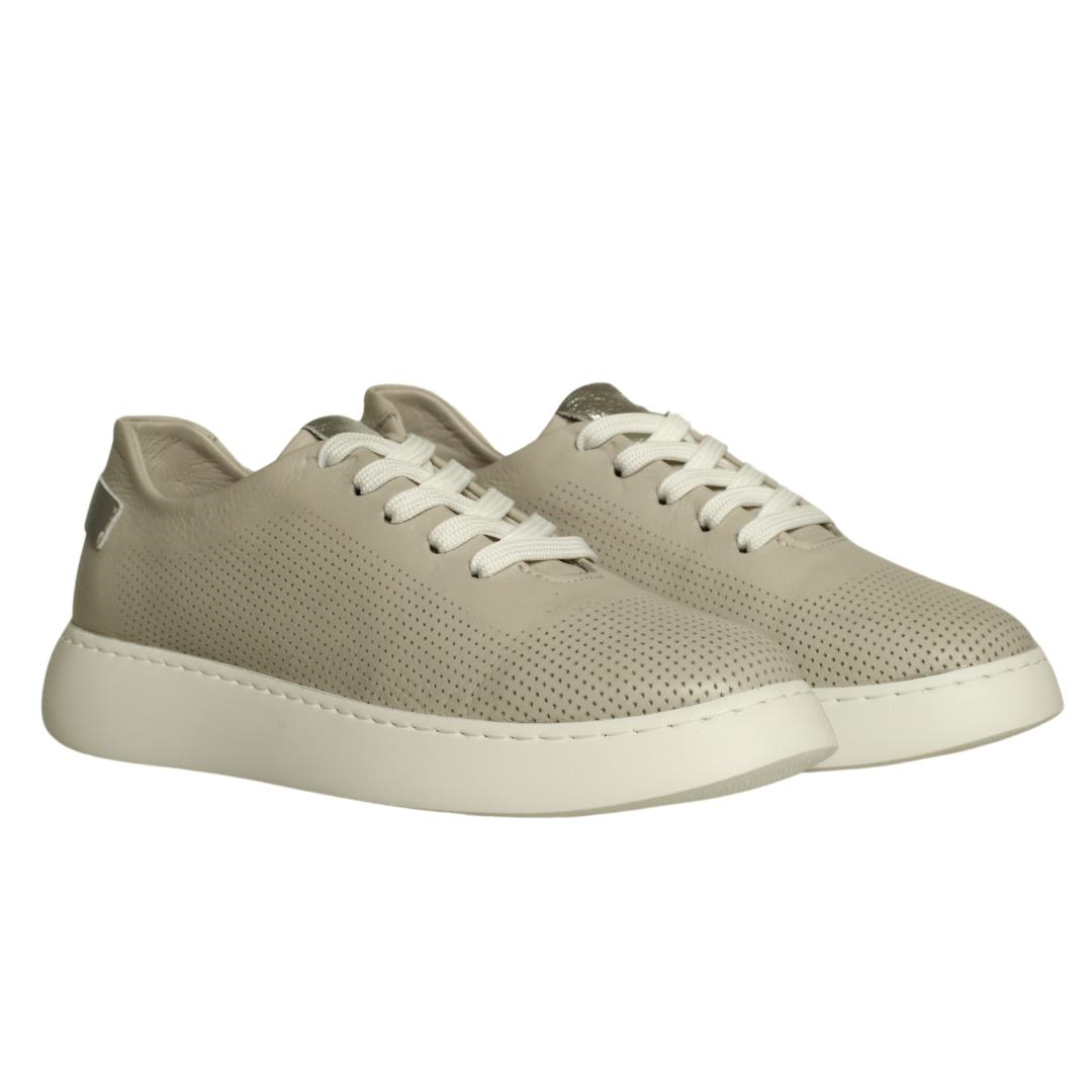 Gri Kadın Bağcıklı Sneaker