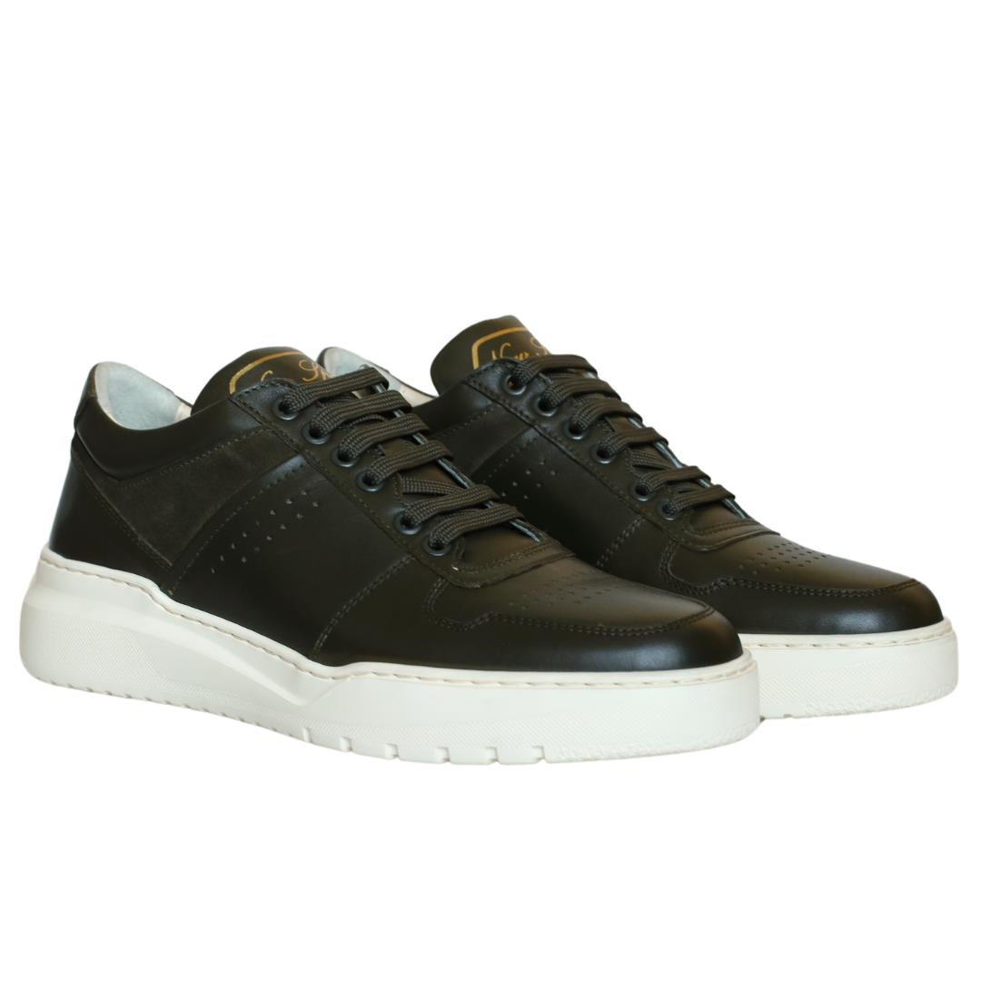 Haki Erkek Bağcıklı Sneaker