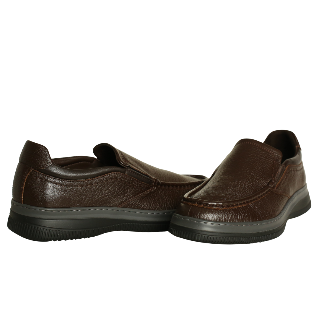 Kahve Deri Erkek Loafer