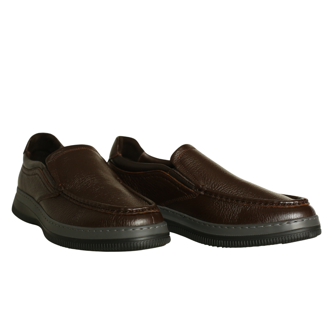 Kahve Deri Erkek Loafer