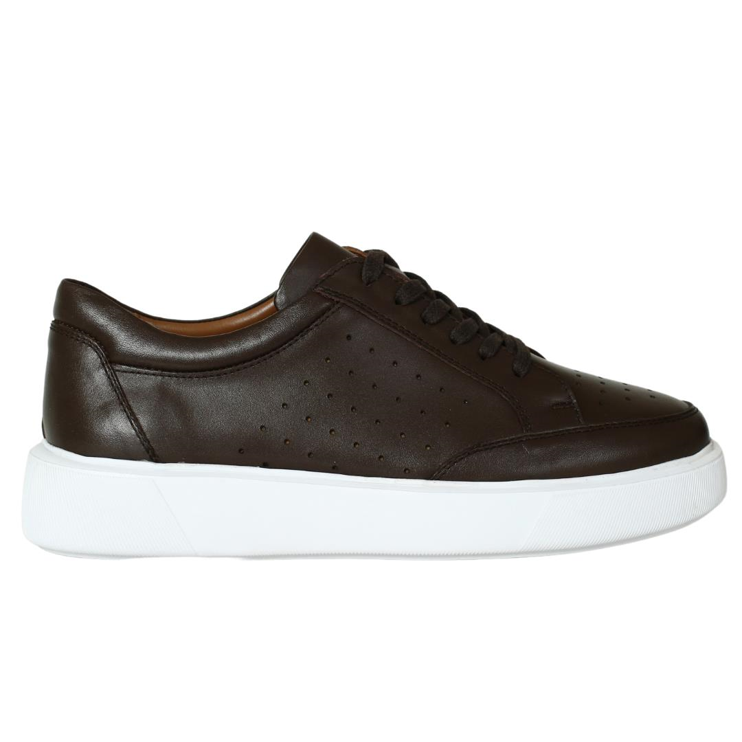 Kahve Deri Erkek Sneaker