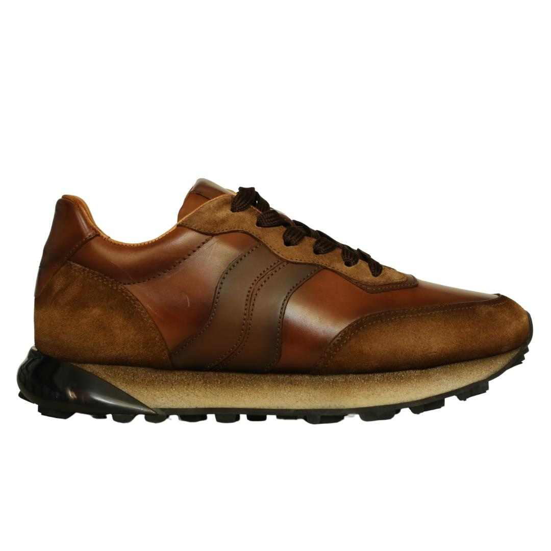 Kahve Deri Erkek Sneaker