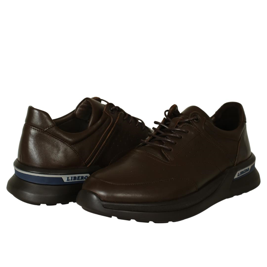 Kahve Deri Erkek Sneaker