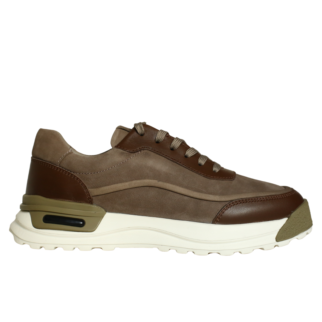 Kahve Deri Erkek Sneaker