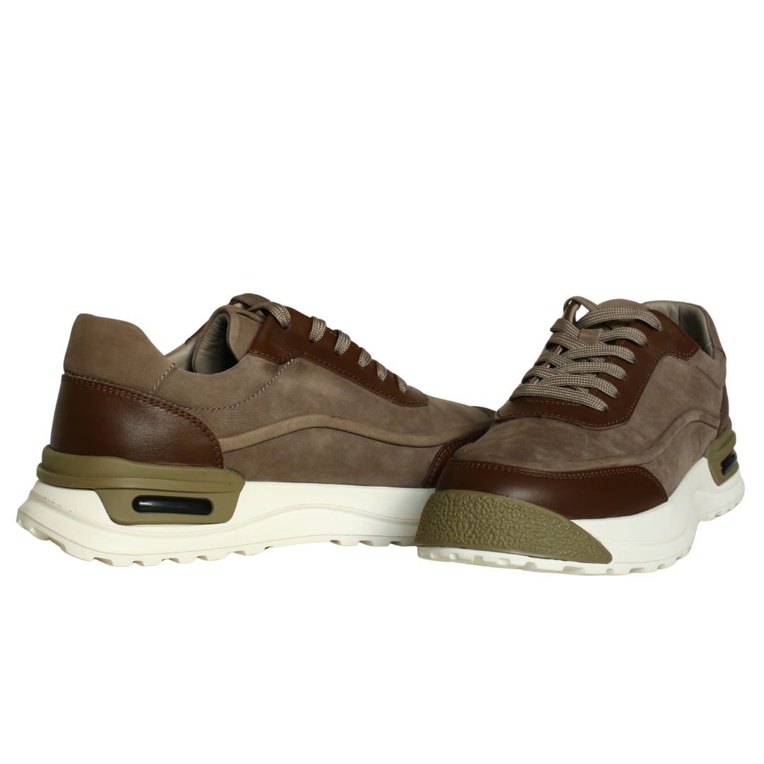 Kahve Deri Erkek Sneaker
