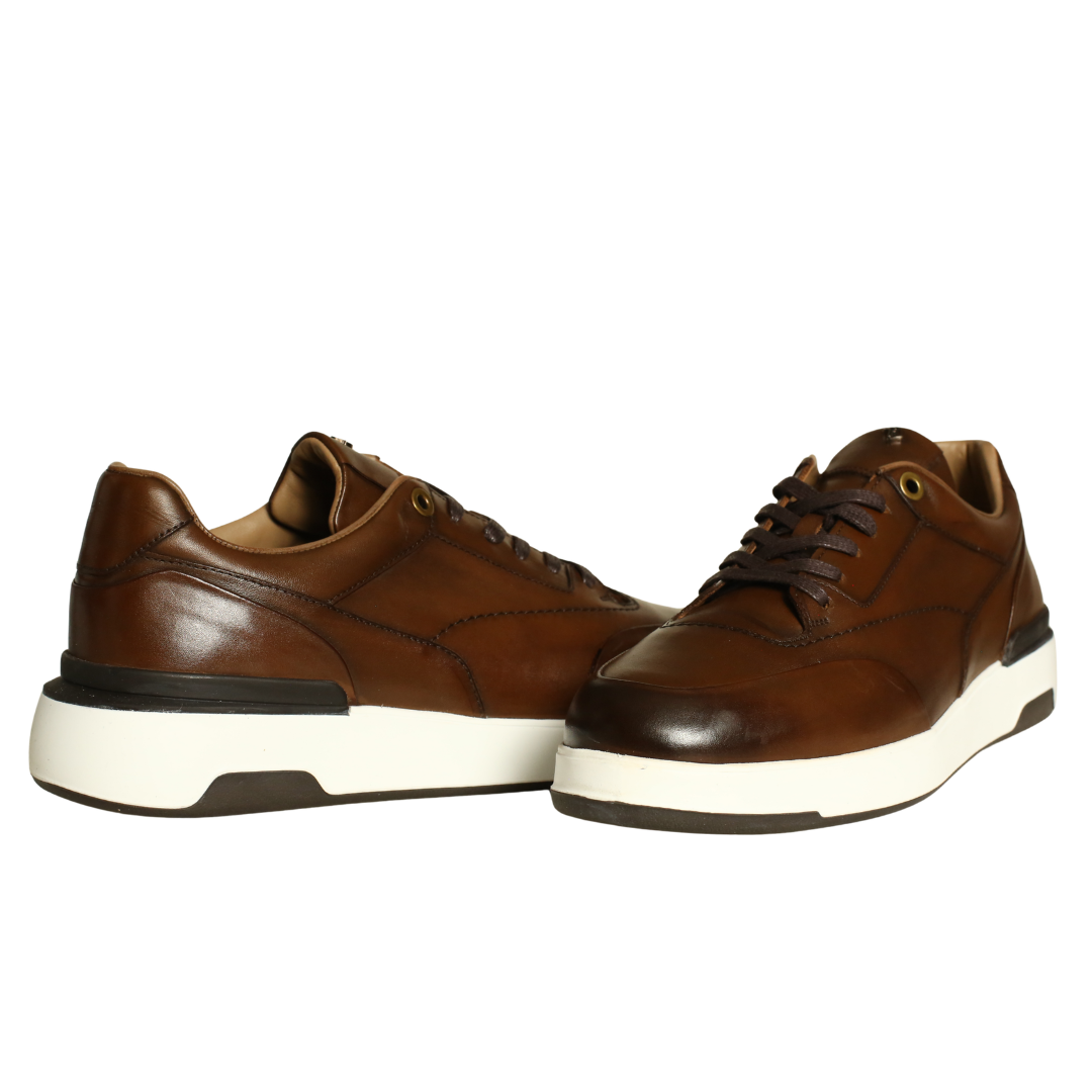 Kahve Deri Erkek Sneaker