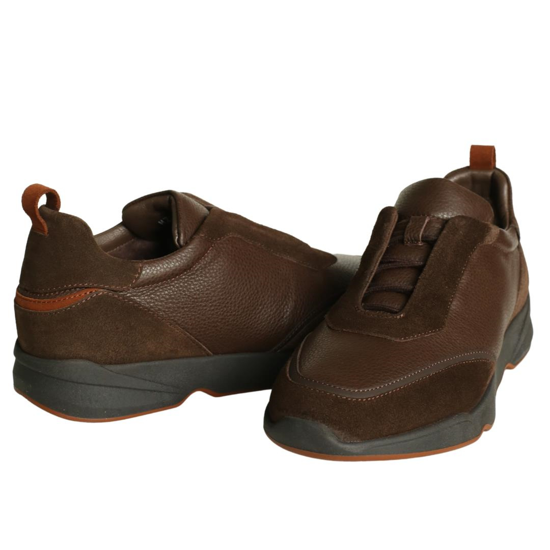 Kahve Deri Erkek Sneaker
