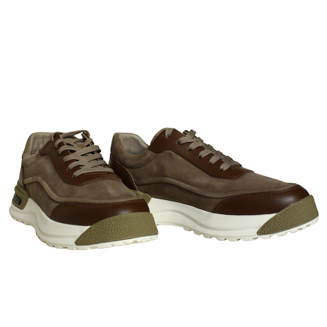 Kahve Deri Erkek Sneaker