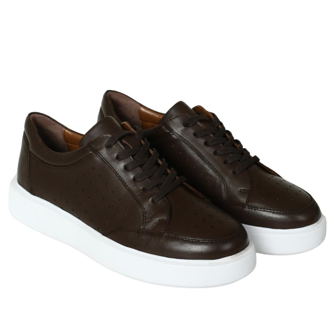 Kahve Deri Erkek Sneaker