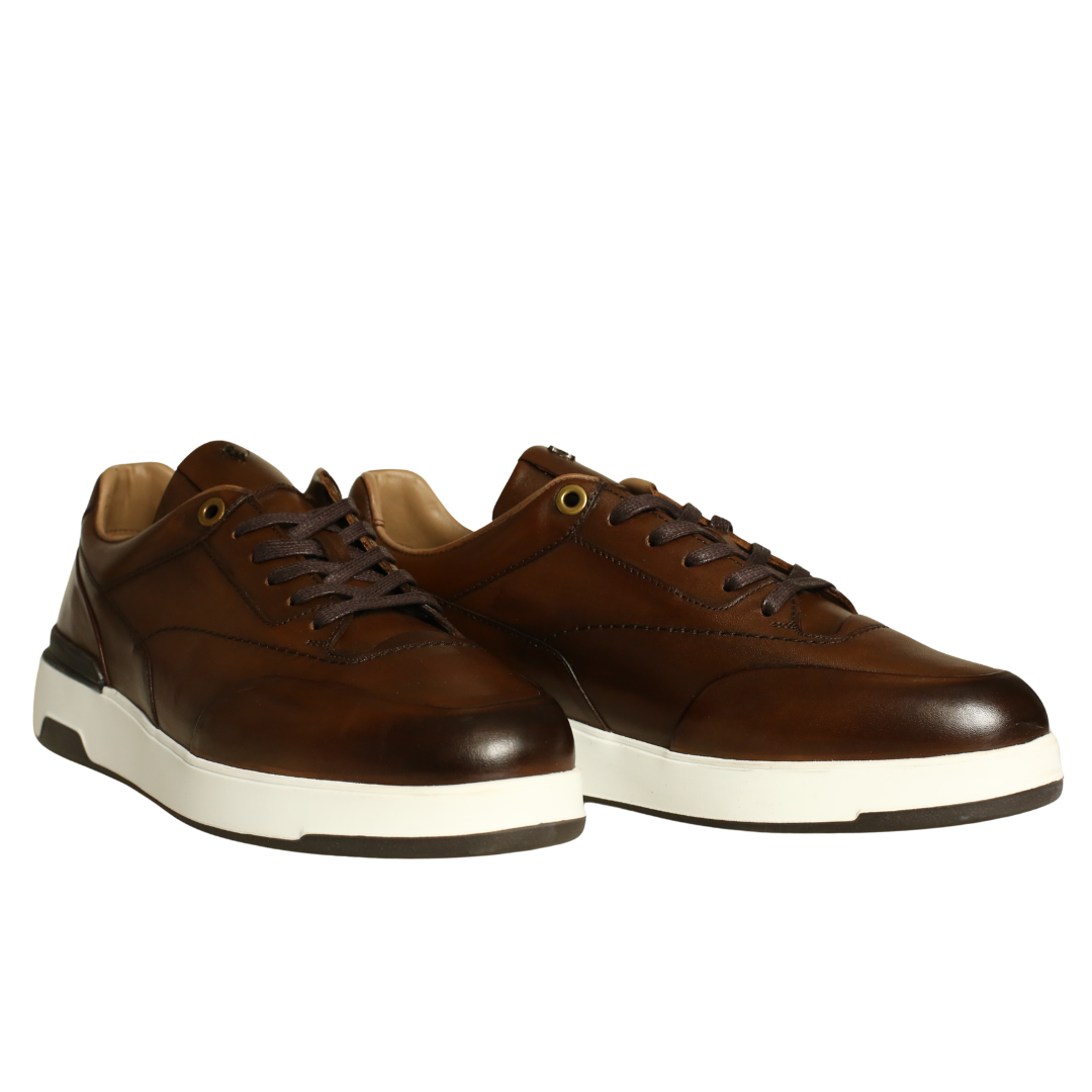 Kahve Deri Erkek Sneaker